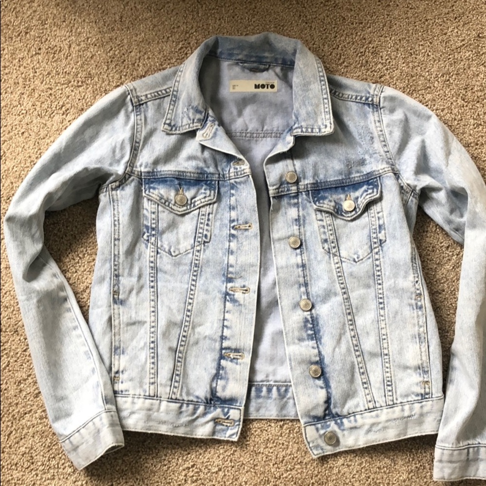 Top shop Moto Jean Denim Jacket
